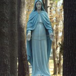 Virgin Mary statue in the Campus