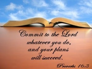 Commit Your Plans To The Lord