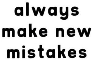 Learn From Mistakes