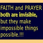 Faith and Prayer