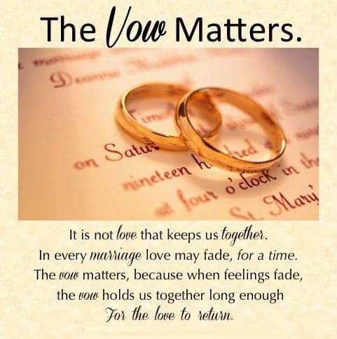 Keep Your Vows Keep Your Vows
